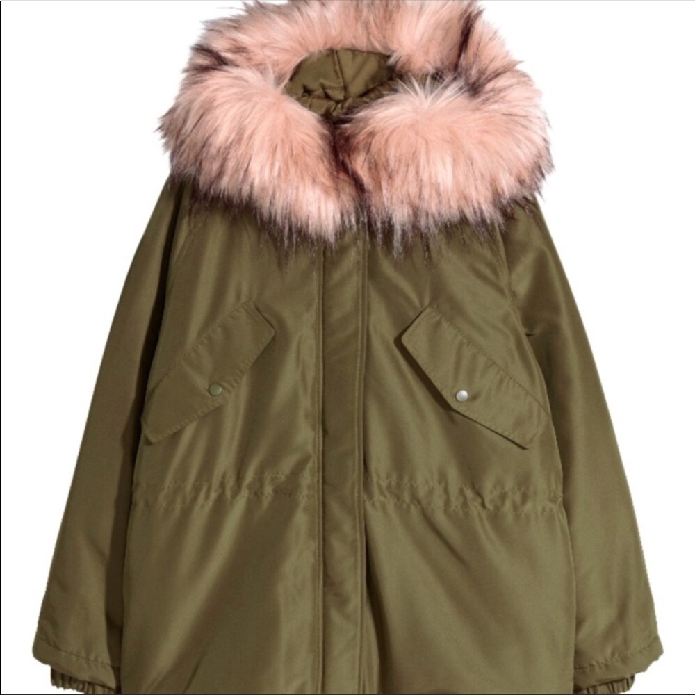 Faux-Fur Hooded Parka